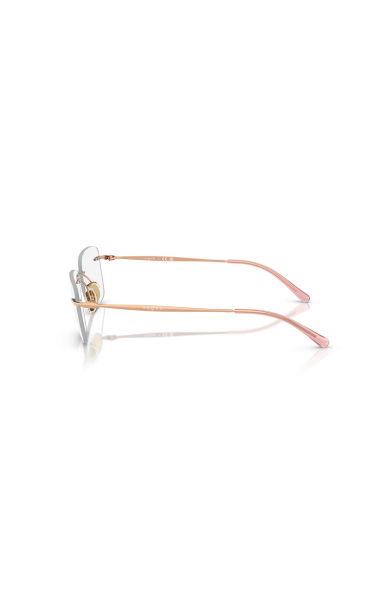 Vogue Women's Eyeglasses in Rose Gold - 53mm Lens Size - Image 2